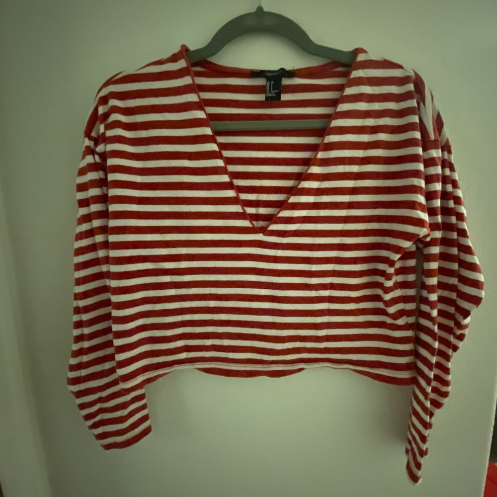 Forever 21 strip crop top